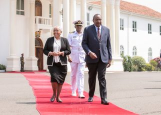 President Uhuru Kenyatta And First Lady Extends Their Love To Namibia