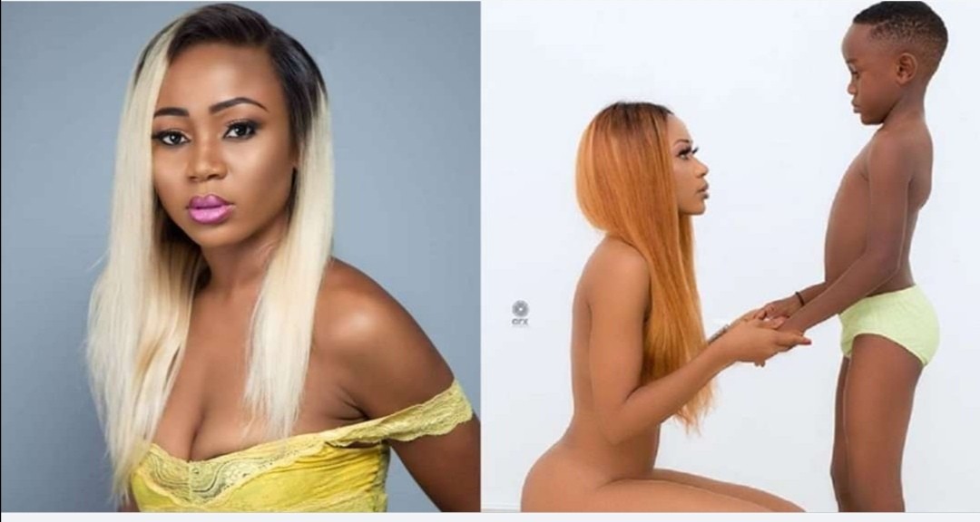 Ghanaian Actress Sentenced To 90 Days In Prison Over Nude Photoshop With Son.