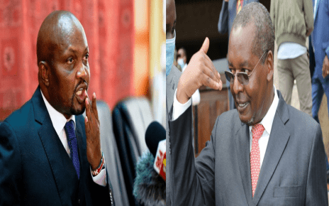 Moses Kuria hits out at Kimunya after being summoned to answer for misconduct during BBI vote