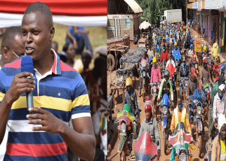 Ndindi Nyoro post Over The Ongoing Celebrations in Murang'a Town over BBI Ruling