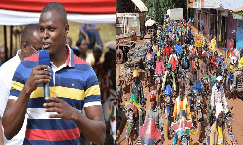 Ndindi Nyoro post Over The Ongoing Celebrations in Murang'a Town over BBI Ruling