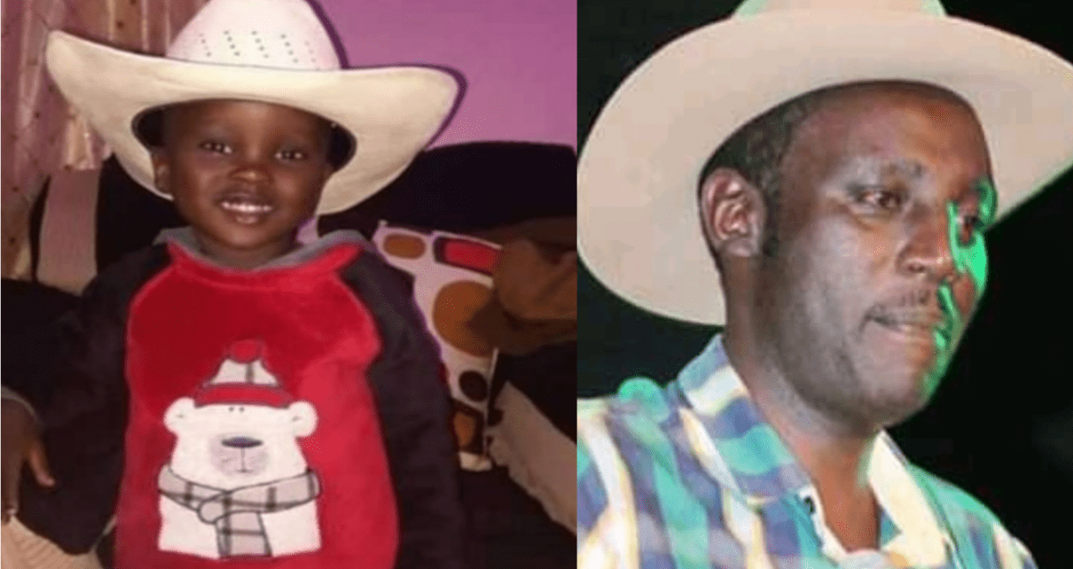 Little De'mathew Wow Fans After He Was Captured Wearing Father's Signature Hat.