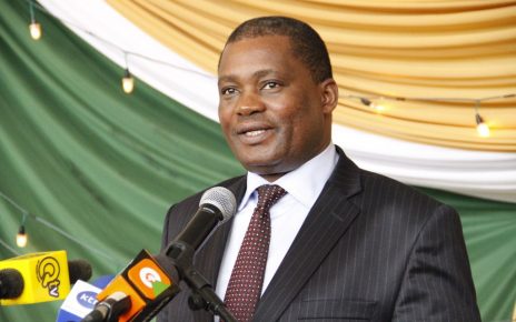 Funny right? Speaker JUSTIN MUTURI says he is the MT KENYA spokesman