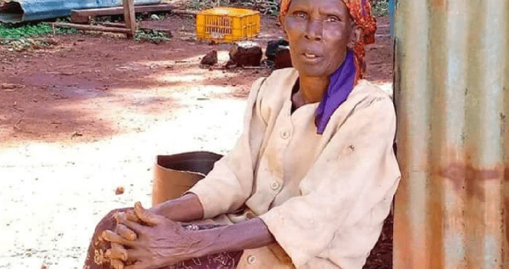 Muranga Granny Cries for Help As Land Grabbers Evict Her From Her 1 Acre Land