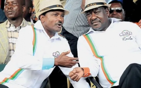'You owe me a huge political debt and it is time to pay up' KALONZO tells RAILA