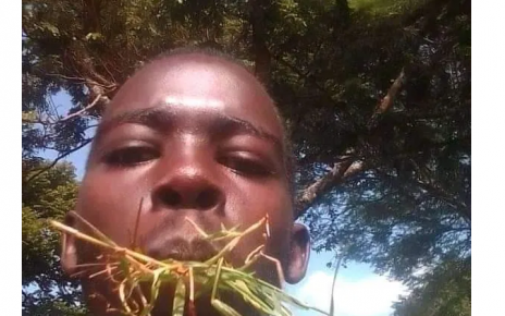 BRIAN KIBET, JKUAT student who was arrested after Trespassing State House shares photos eating grass says he is mad