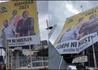 UHURU’s family Demands UDA billboard on their land removed ASAP