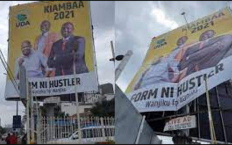 UHURU’s family Demands UDA billboard on their land removed ASAP