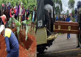 Drama in Muranga as Children Stop Father’s Burial Over Property Row with Step Mother