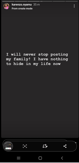 I will never stop posting SAMIDOH and my family – KAREN NYAMU declares