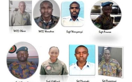 KDF soldiers who died in Kajiado chopper crash
