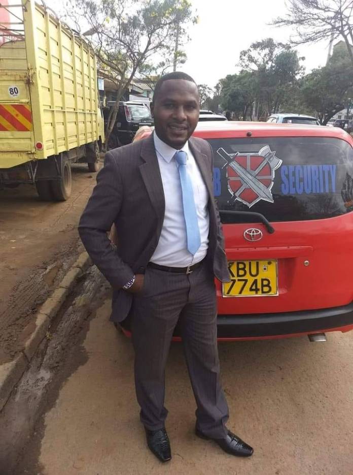 PHOTOs of man murdered by killer cop, CAROLINE KANGOGO, in JUJA lodging