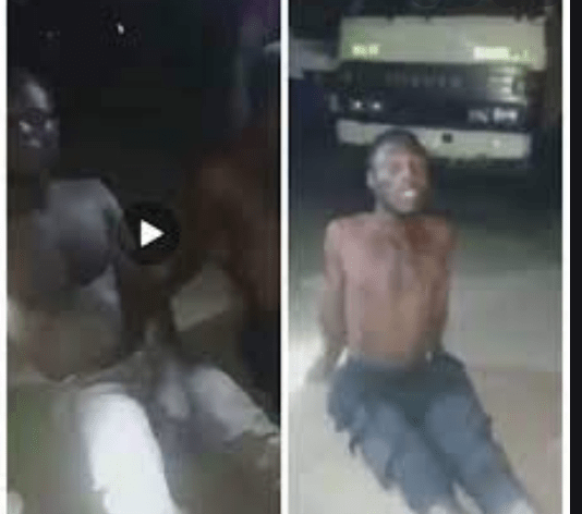 SHAME as two men are caught drilling each other in a parking lot (VIDEO)
