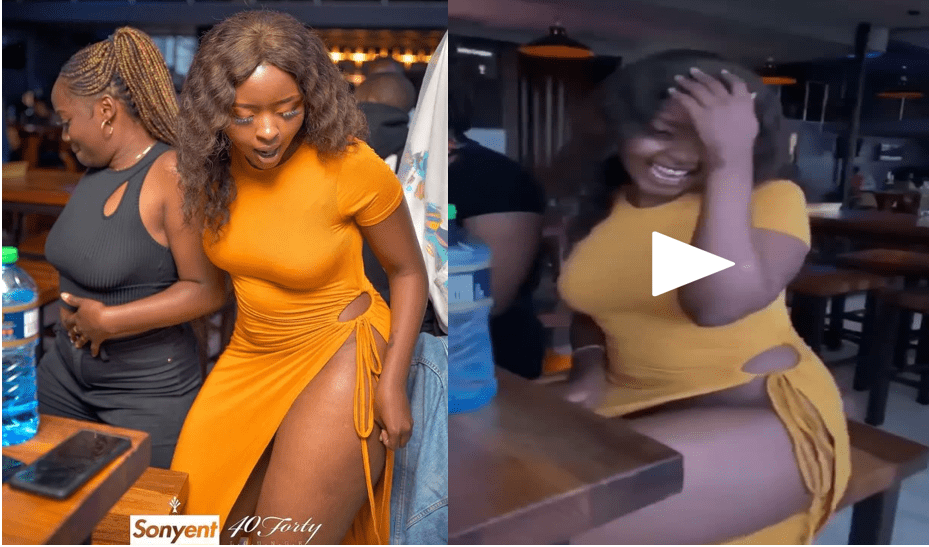 Slay queen captured on camera pantless as She exposes her ‘honey pot’ (VIDEO)