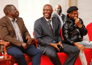 Drama as Murang’a Senator, IRUNGU KANG’ATA, joins Senate session from Sabina Joy brothel in Nairobi – He was drunk like a skunk (VIDEO)