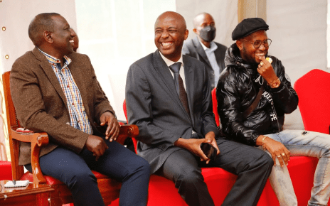 Drama as Murang’a Senator, IRUNGU KANG’ATA, joins Senate session from Sabina Joy brothel in Nairobi – He was drunk like a skunk (VIDEO)