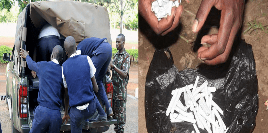 Form 3 Students in Rapogi Secondary arrested for Peddling Bhang in School-'Rapogi Kisumu'