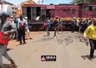 Train Ferrying Fuel Hits a Coca-Cola Lorry at Karatina Town, Residents Enjoy Free Soda