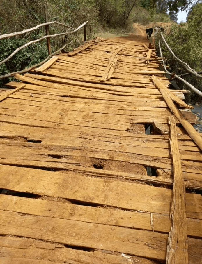 This is a bridge in Kesses – The area MP SWARUP MISHRA is ‘eating’ taxpayer’s money in Nairobi (PHOTOs)