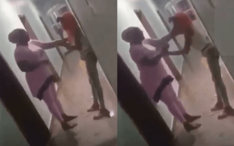 DRAMA as mother catches her daughter having SEX with a SPONSOR in a lodging (VIDEO)