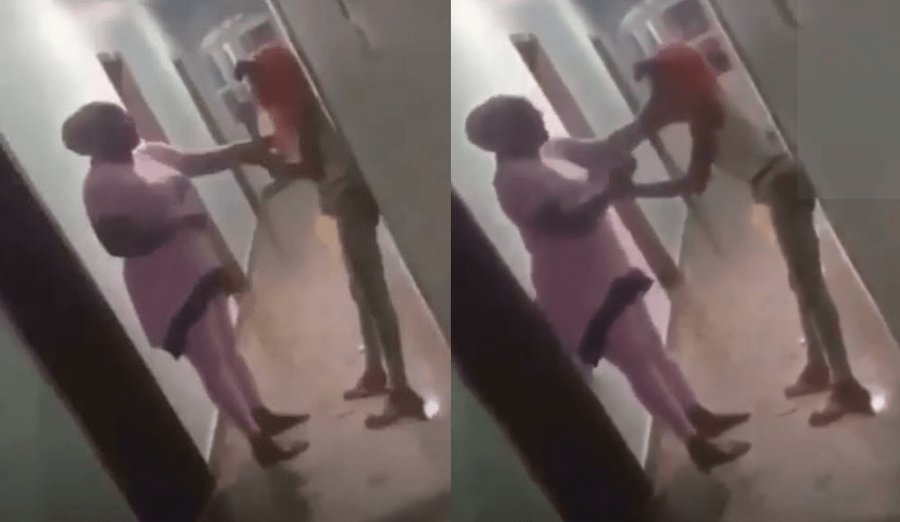 DRAMA as mother catches her daughter having SEX with a SPONSOR in a lodging (VIDEO)