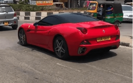 Governor JOHO spotted driving his Ferrari in Mombasa CBD-Pesa OtAs