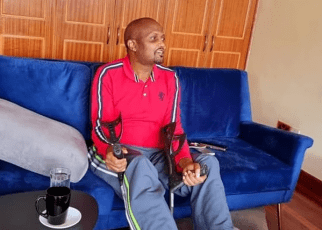 Watch Moses Kuria walking unaided after accident for the first Time[Video]