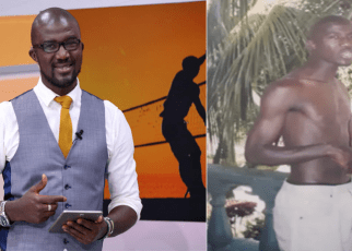 Watu hutoka far– Throwback PHOTO of Citizen TV’s MIKE OKINYI, He now gives ladies sleepless nights