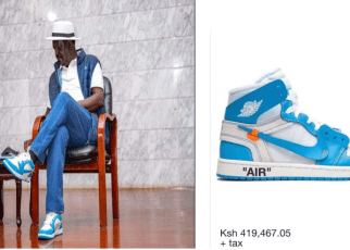 Did Raila Wear Ksh400,000 Jordan Sneakers? To WOO Mt kenya youth, into voting for Him