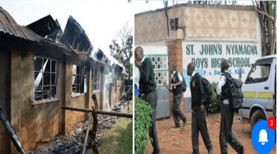 Nyamagwa boys closed after dormitory fire, Watchman Arrested