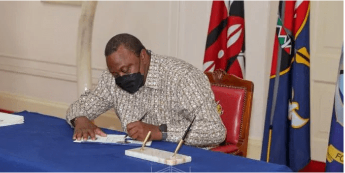 president Uhuru Signs Law Denying Mpango wa Kandos Inheritance