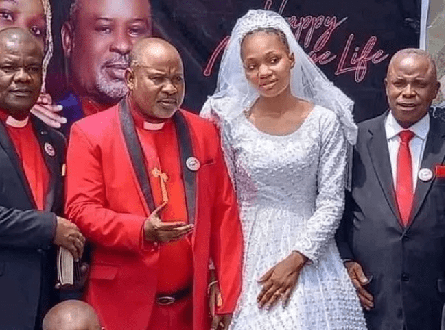 63-year-old NAUGHTY Bishop marrie's an 18-year-old choir girl (PHOTOs).