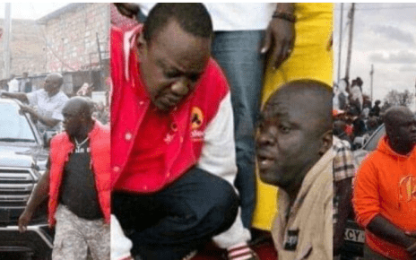 Uhuru ‘Rents’ His Bouncer To Raila [PHOTOS].