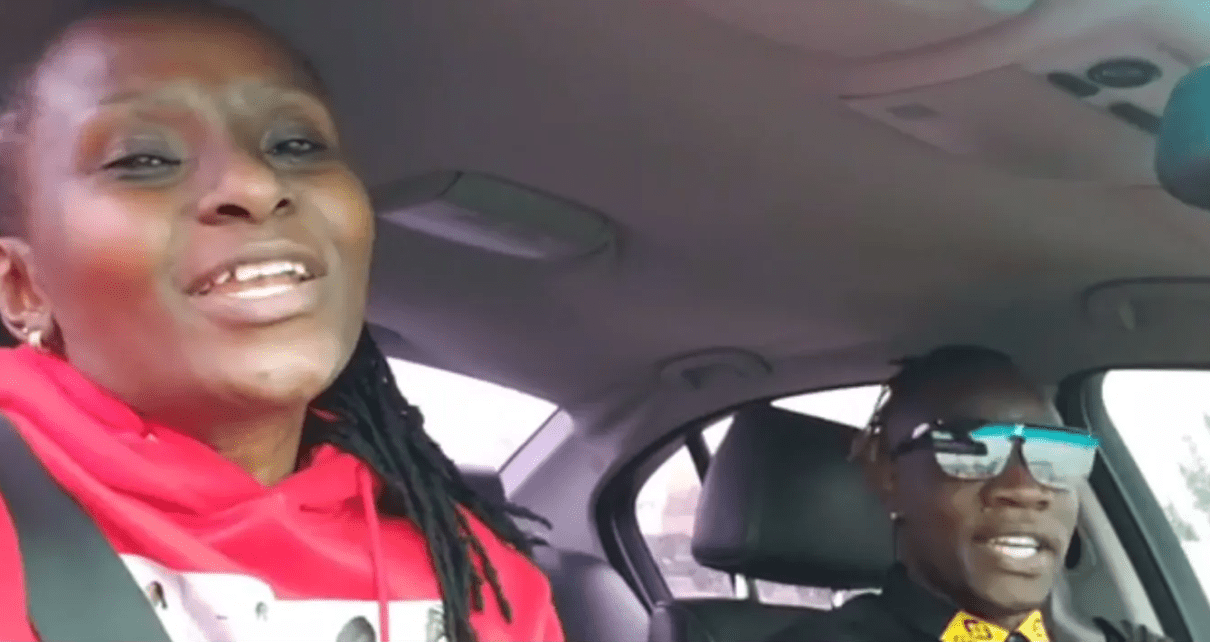 Wenye wivu wajinyonge! GUARDIAN ANGEL shares a video goofing around with his 50 year old ‘Cougar’ like teenage lovers