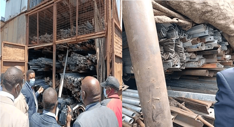 Breaking: Stolen Kenya Power Properties That Led To Nationalwide Blackout Recovered in Gikomba Market Nairobi