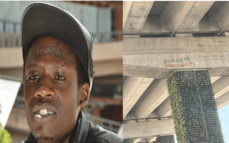 Meet Flossin Mauwano: City’s faceless, famous king of grafitti - writes name on Nairobi Expressway