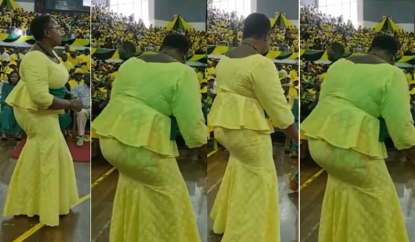 Warembo wa UDA! AISHA JUMWA whineswhile dancing to Kanungo at the UDA NDC! Proves ATWOLI wrong (VIDEO).