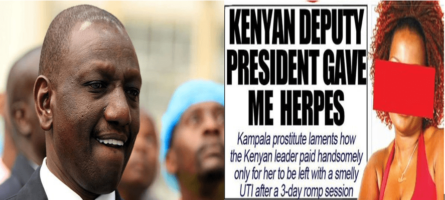 Woman accuses DP RUTO of infecting her with sexually transmitted disease READ